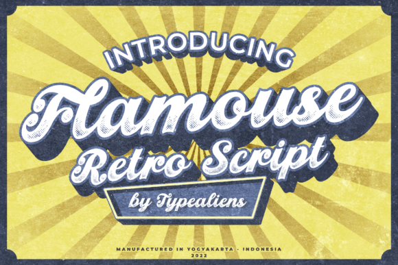 Flamouse: The Retro Script Font That Elevates Brand Identity