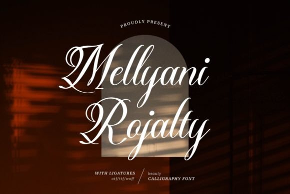 Mellyani Rojalty: Elevating Design with Elegant Script